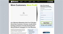 Desktop Screenshot of mcintoshmarketing.com